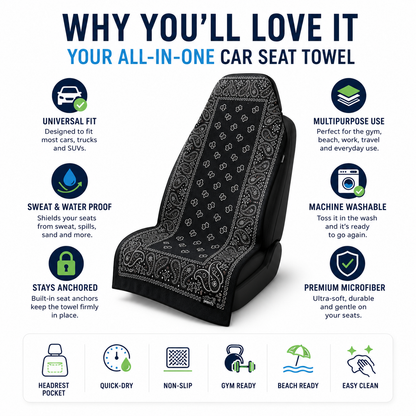 Car Seat Cover Towel